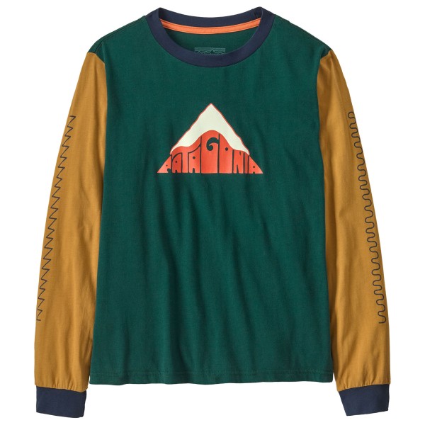 Детская футболка с длинным рукавом и принтом - свитер Patagonia, зеленый
Детская футболка с длинным рукавом и принтом - свитер Patagonia, зеленый