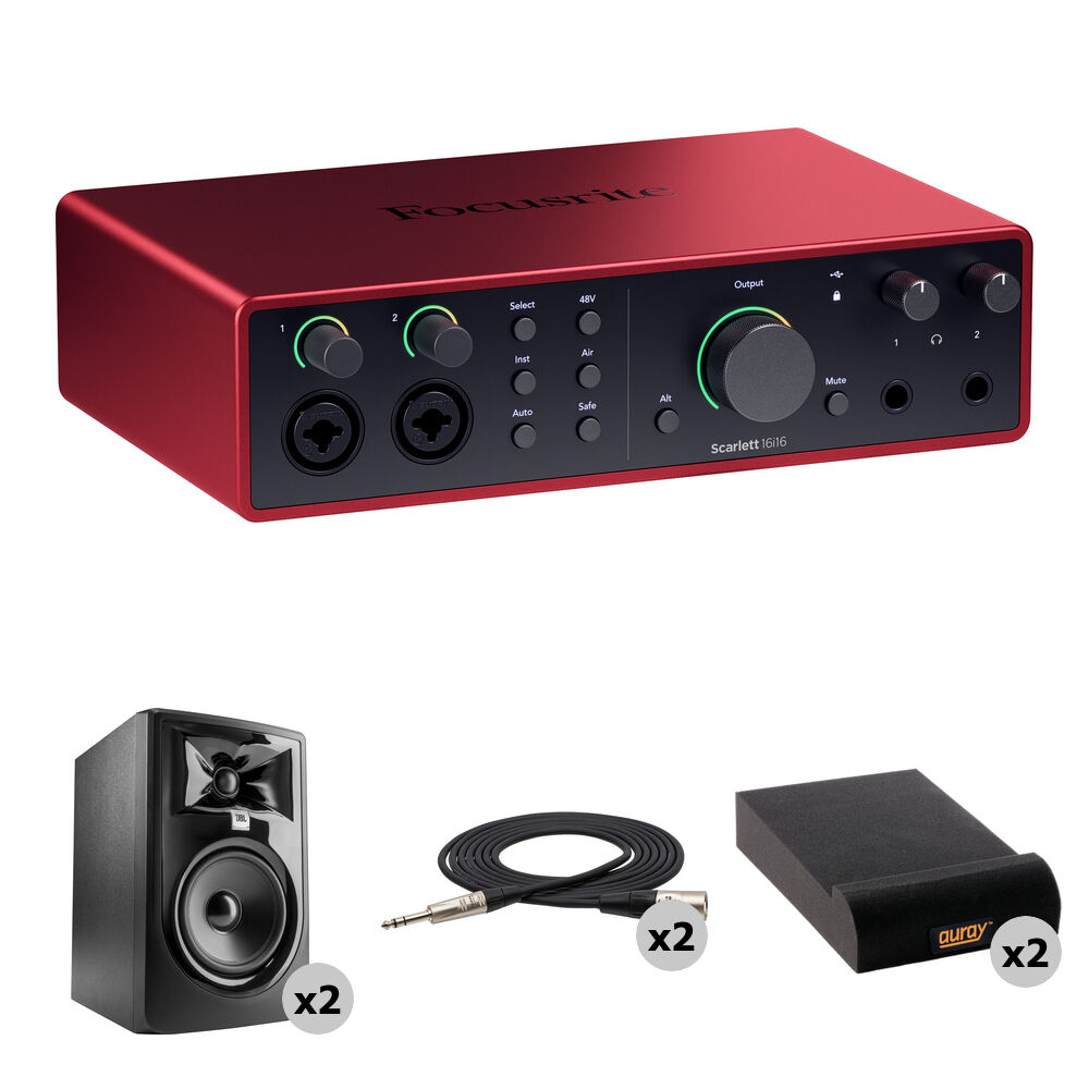 Аудиоинтерфейс Focusrite Scarlett 16i16 USB-C Audio/MIDI Interface Mixing Kit
Аудиоинтерфейс Focusrite Scarlett 16i16 USB-C Audio/MIDI Interface Mixing Kit