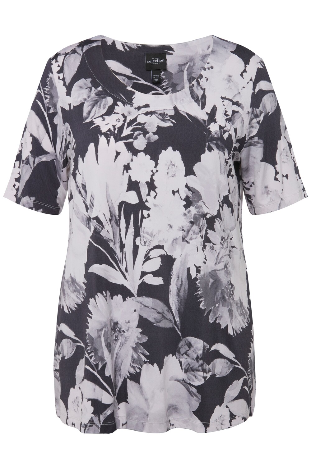 Футболка Ulla Popken Strick Top, черный 
Футболка Ulla Popken Strick Top, черный