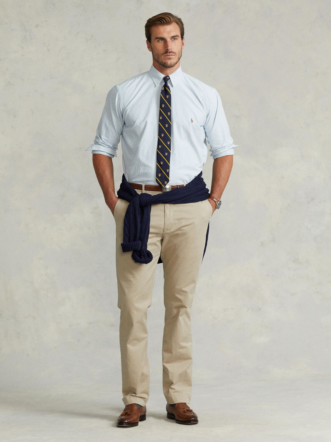 Повседневная спортивная рубашка Polo Ralph Lauren Big & Tall, синяя/белая полоска
Повседневная спортивная рубашка Polo Ralph Lauren Big & Tall, синяя/белая полоска