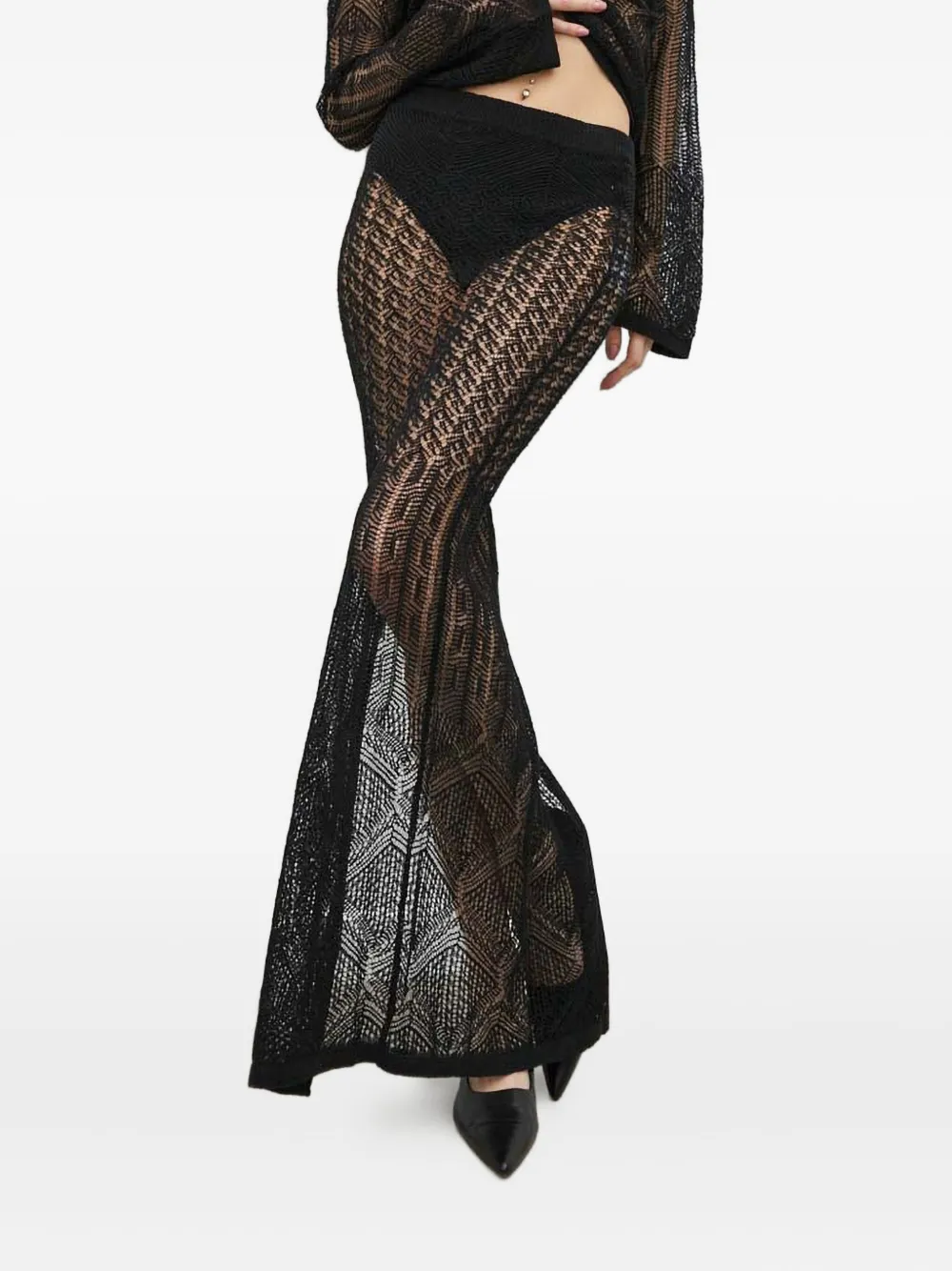 Макси-юбка с ажурными разрезами Herskind, черный
Макси-юбка с ажурными разрезами Herskind, черный