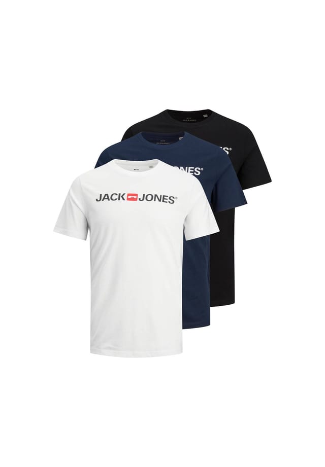 Футболка в упаковке из 3 штук - футболка с логотипом jjecorp круглый вырез принт с логотипом хлопок Jack & Jones, мультиколор
Футболка в упаковке из 3 штук - футболка с логотипом jjecorp круглый вырез принт с логотипом хлопок Jack & Jones, мультиколор
