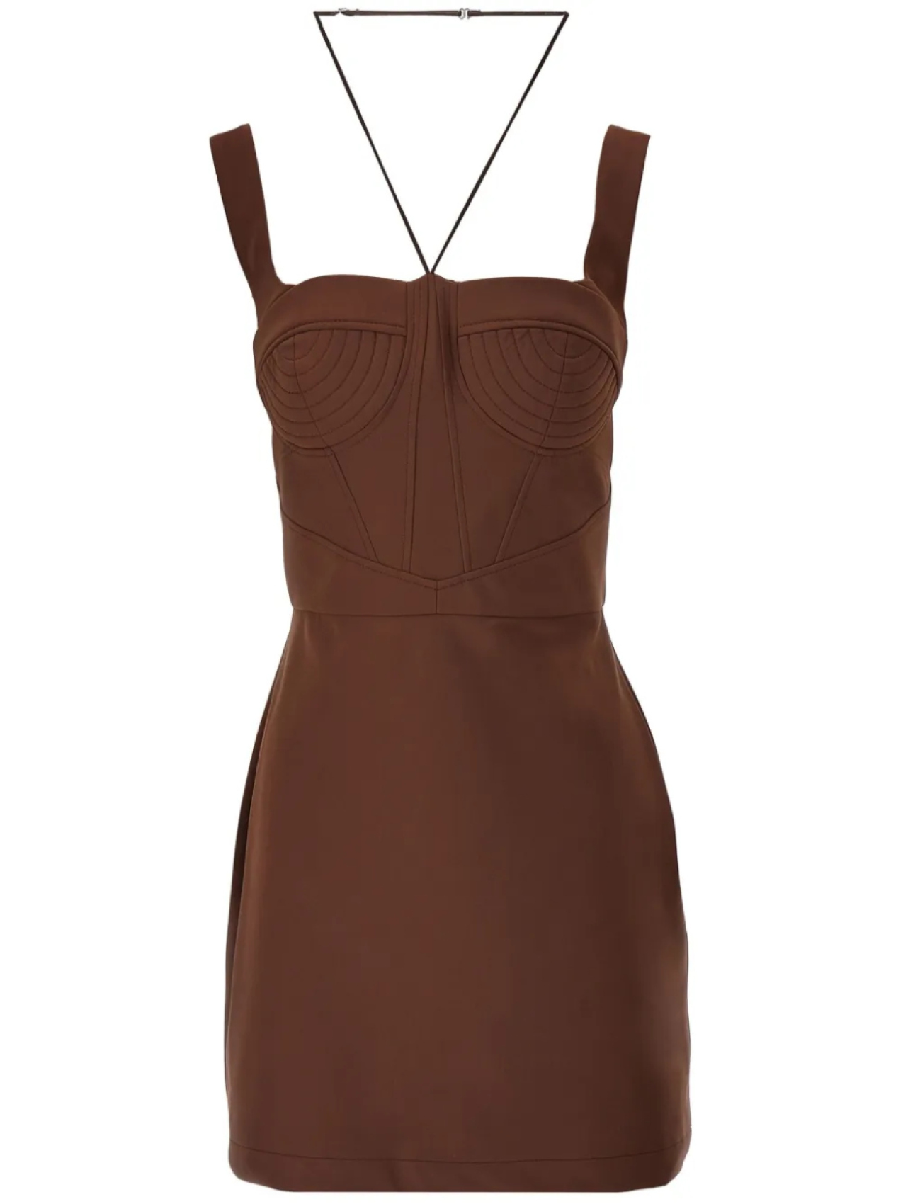 Платье мини Nensi Dojaka Maddie, коричневый 
Платье мини Nensi Dojaka Maddie, коричневый