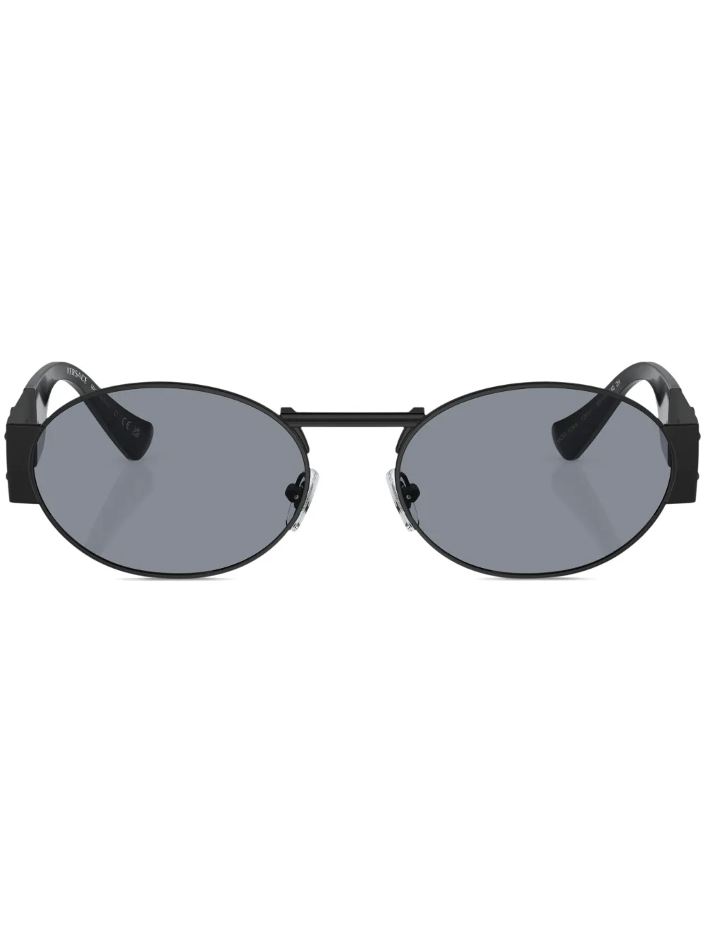 Солнцезащитные очки в овальной оправе с декором Medusa Versace Eyewear, черный
Солнцезащитные очки в овальной оправе с декором Medusa Versace Eyewear, черный