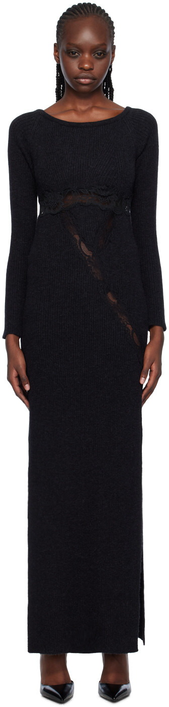 Черное платье макси с разрезами VAILLANT
Черное платье макси с разрезами VAILLANT