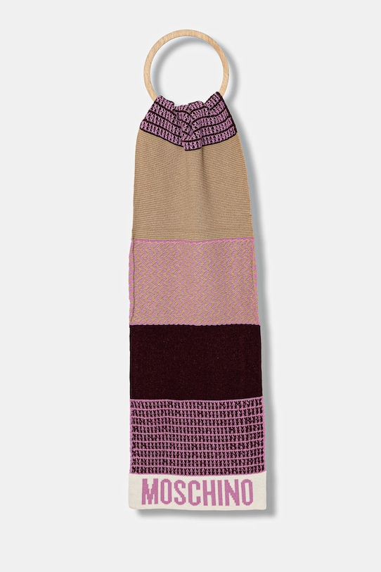 Шерстяной шарф Moschino, розовый
Шерстяной шарф Moschino, розовый