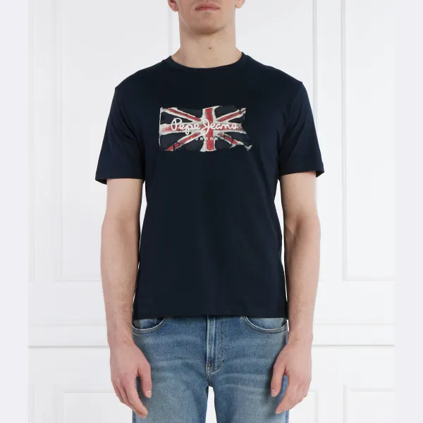 Футболка классического кроя Pepe Jeans London, синий
Футболка классического кроя Pepe Jeans London, синий