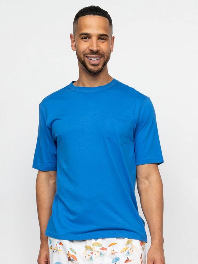 Пижамная футболка из хлопчатобумажной смеси Cyberjammies, синий
Пижамная футболка из хлопчатобумажной смеси Cyberjammies, синий