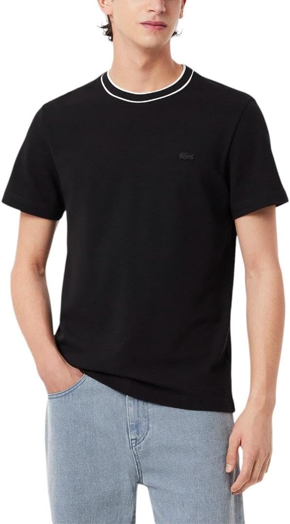 Lacoste Мужская футболка стрейч-пике с полосатым воротником, Black, Черный, Lacoste Мужская футболка стрейч-пике с полосатым воротником, Black
Lacoste Мужская футболка стрейч-пике с полосатым воротником, Black, Черный, Lacoste Мужская футболка стрейч-пике с полосатым воротником, Black