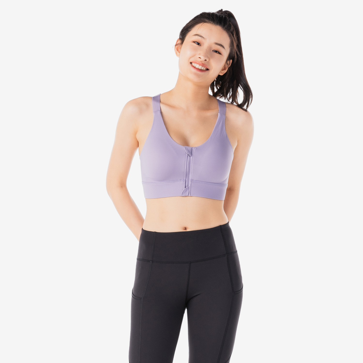 Женский спортивный топ Domyos высокой поддержки с передней молнией и эффектом пуш-ап в дымчато-фиолетовом цвете
Женский спортивный топ Domyos высокой поддержки с передней молнией и эффектом пуш-ап в дымчато-фиолетовом цвете