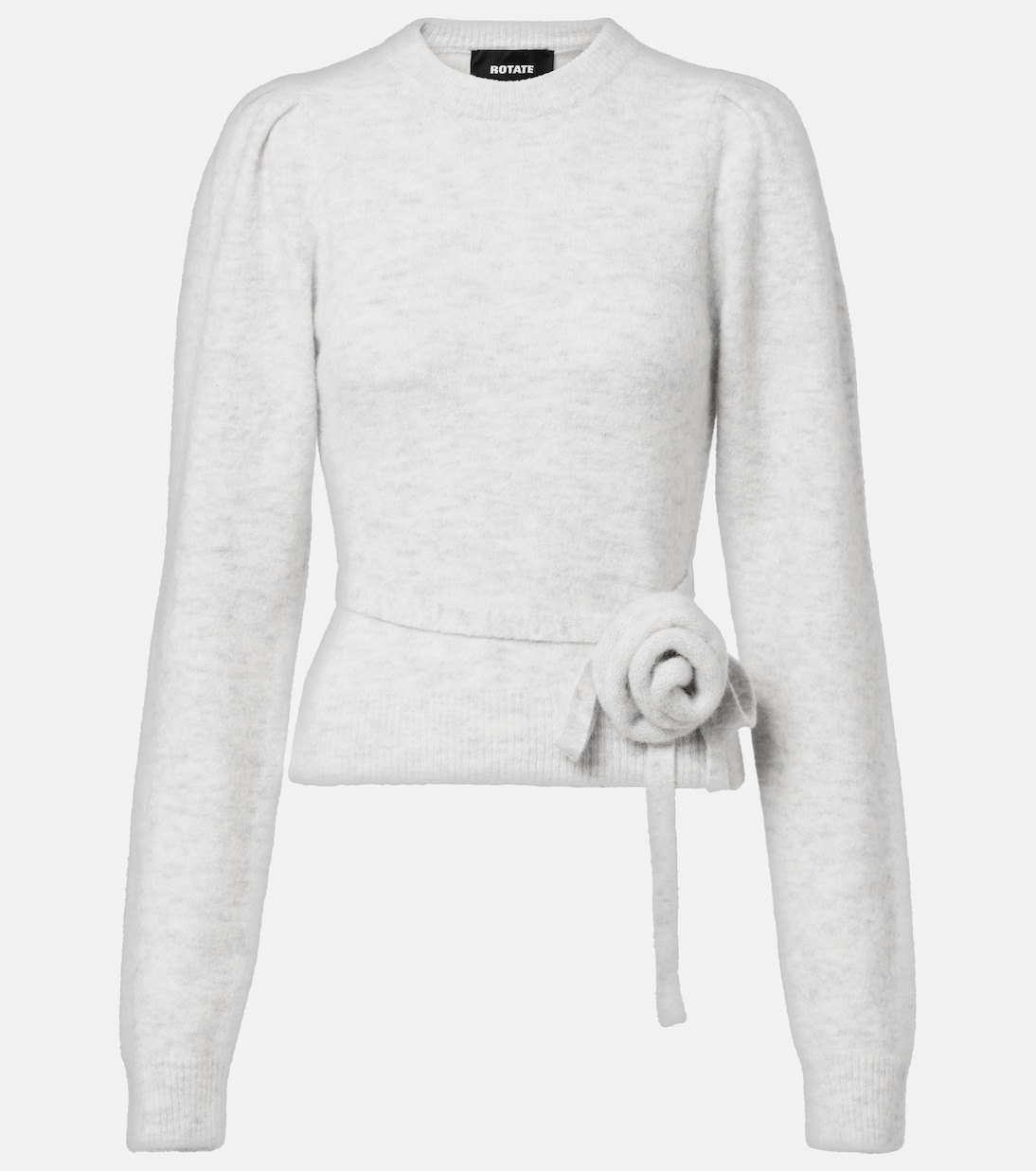 Свитер из шерсти с альпакой Rotate, Snow White
Свитер из шерсти с альпакой Rotate, Snow White