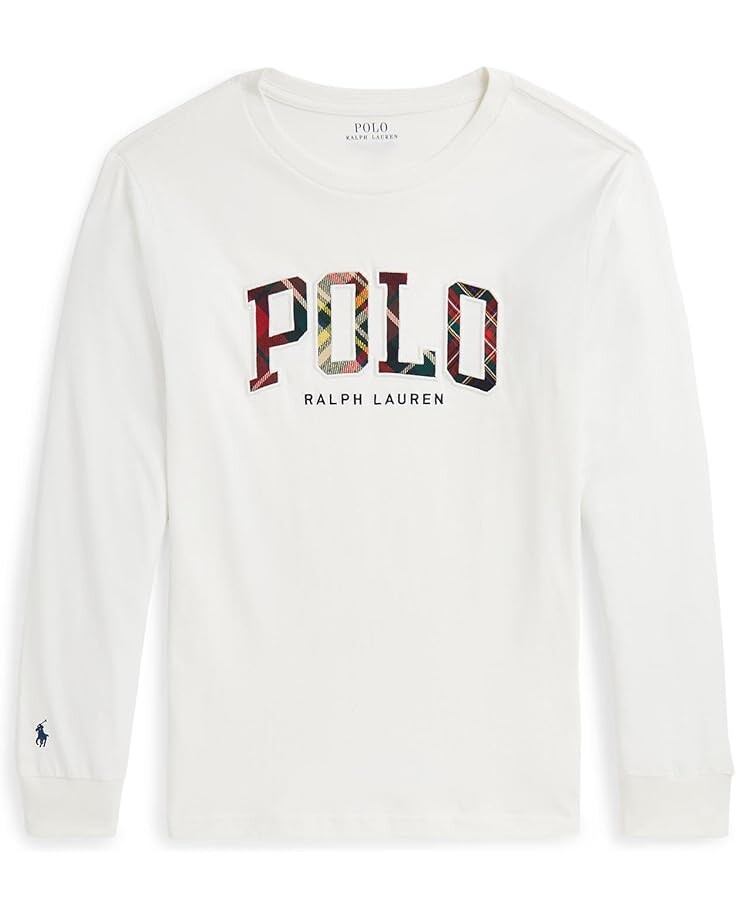 Лонгслив Polo Ralph Lauren Kids Plaid-Logo Cotton Jersey Long Sleeve Tee, цвет Nevis
Лонгслив Polo Ralph Lauren Kids Plaid-Logo Cotton Jersey Long Sleeve Tee, цвет Nevis