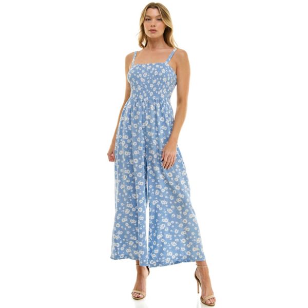 Комбинезон юниоров с широкими штанинами и присборенным лифом As U Wish, голубой
Комбинезон юниоров с широкими штанинами и присборенным лифом As U Wish, голубой