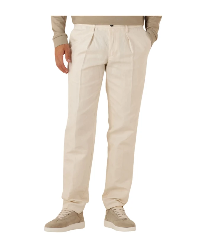 Брюки в елочку Profuomo, бежевый
Брюки в елочку Profuomo, бежевый