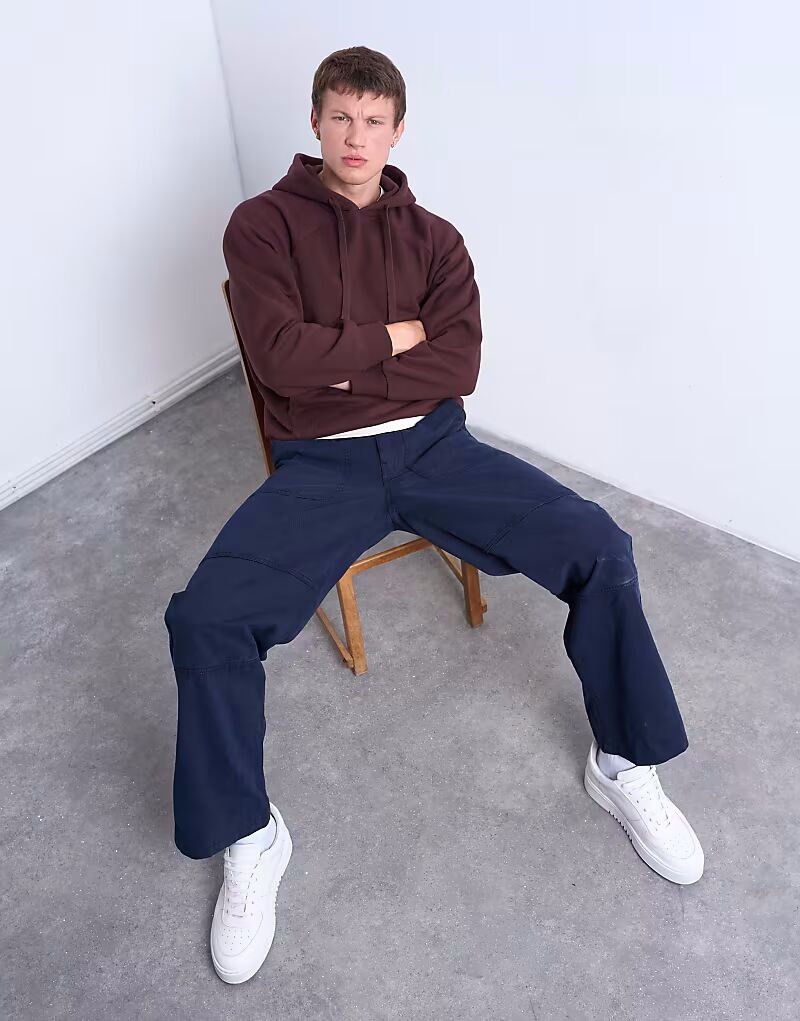 Толстовка свободного кроя коричневого цвета Topman
Толстовка свободного кроя коричневого цвета Topman