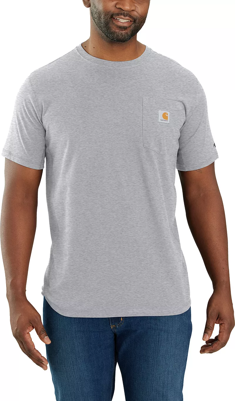 Мужская футболка Carhartt с короткими рукавами и карманами Force, цвет Heather Grey
Мужская футболка Carhartt с короткими рукавами и карманами Force, цвет Heather Grey