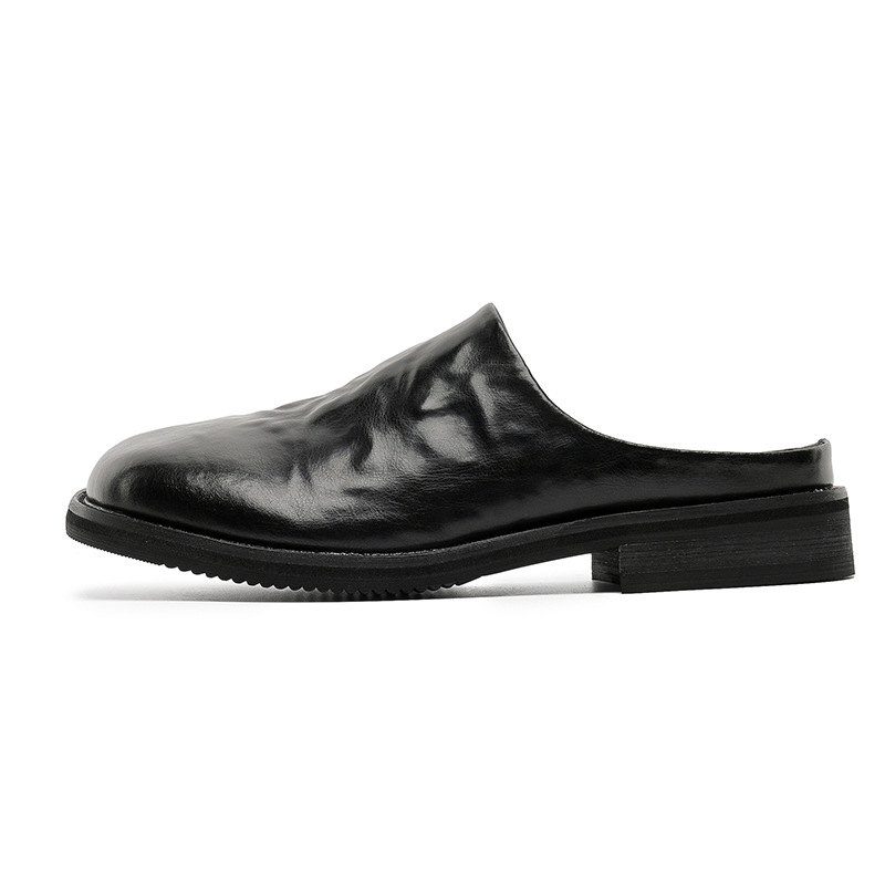 WEISHIBANGWEI Износостойкие сандалии с закрытым носком, мужские, черные 
WEISHIBANGWEI Износостойкие сандалии с закрытым носком, мужские, черные