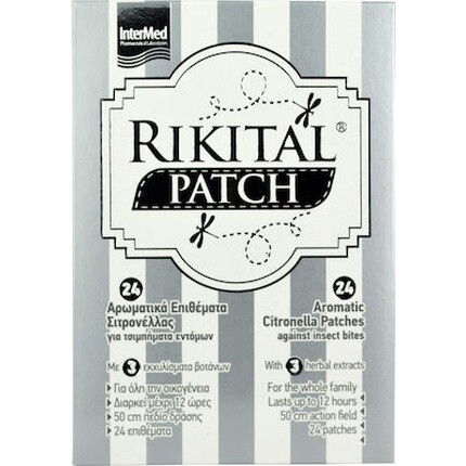 Пластыри от комаров Rikital Patch для детей 6 месяцев - 24 шт Intermed
Пластыри от комаров Rikital Patch для детей 6 месяцев - 24 шт Intermed