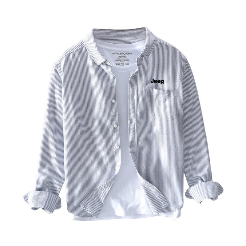 Рубашка Unisex Lapel Moderate Jeep, серый stripes
Рубашка Unisex Lapel Moderate Jeep, серый stripes