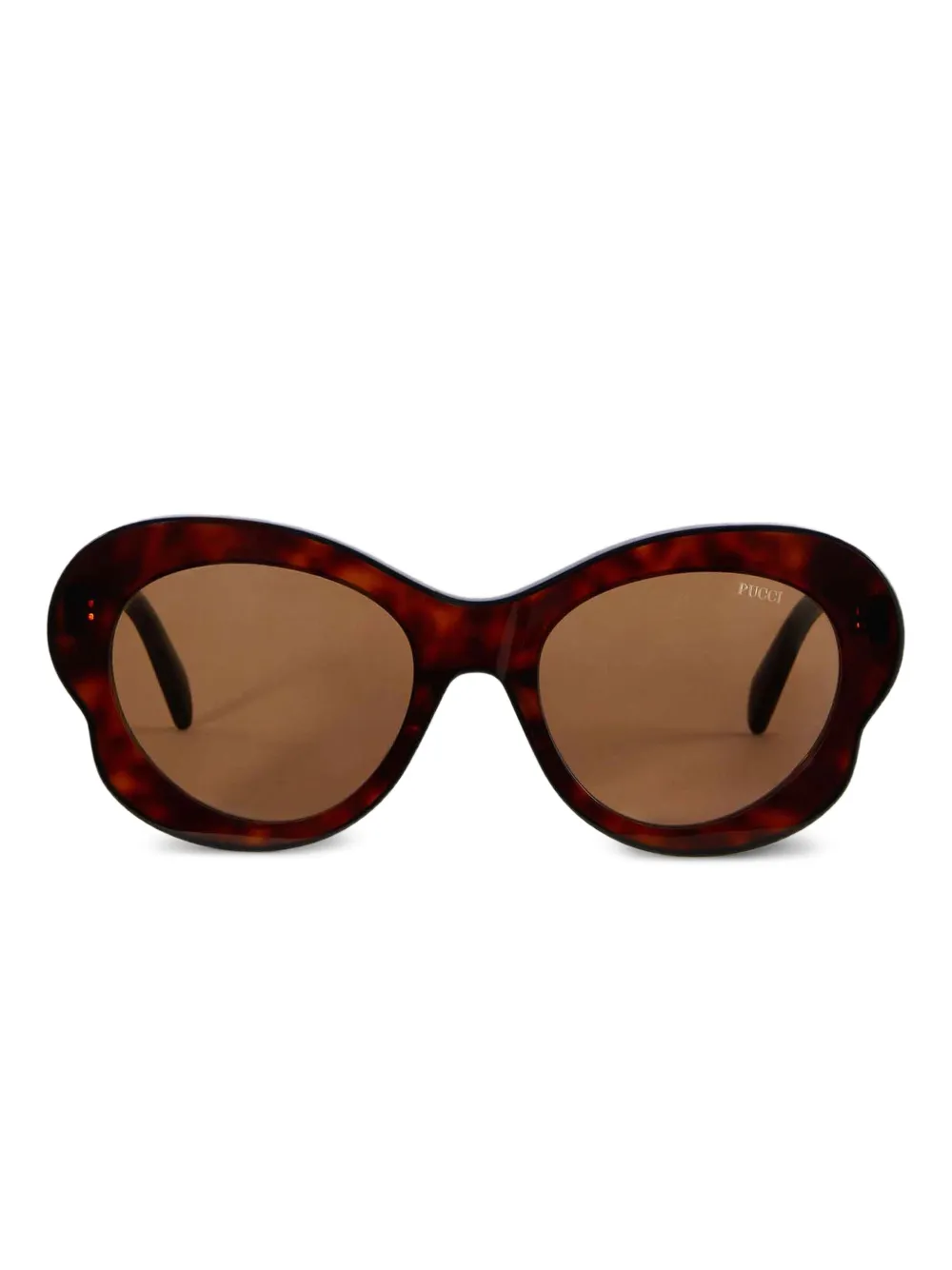 Солнцезащитные очки в скульптурной круглой оправе PUCCI, коричневый
Солнцезащитные очки в скульптурной круглой оправе PUCCI, коричневый
