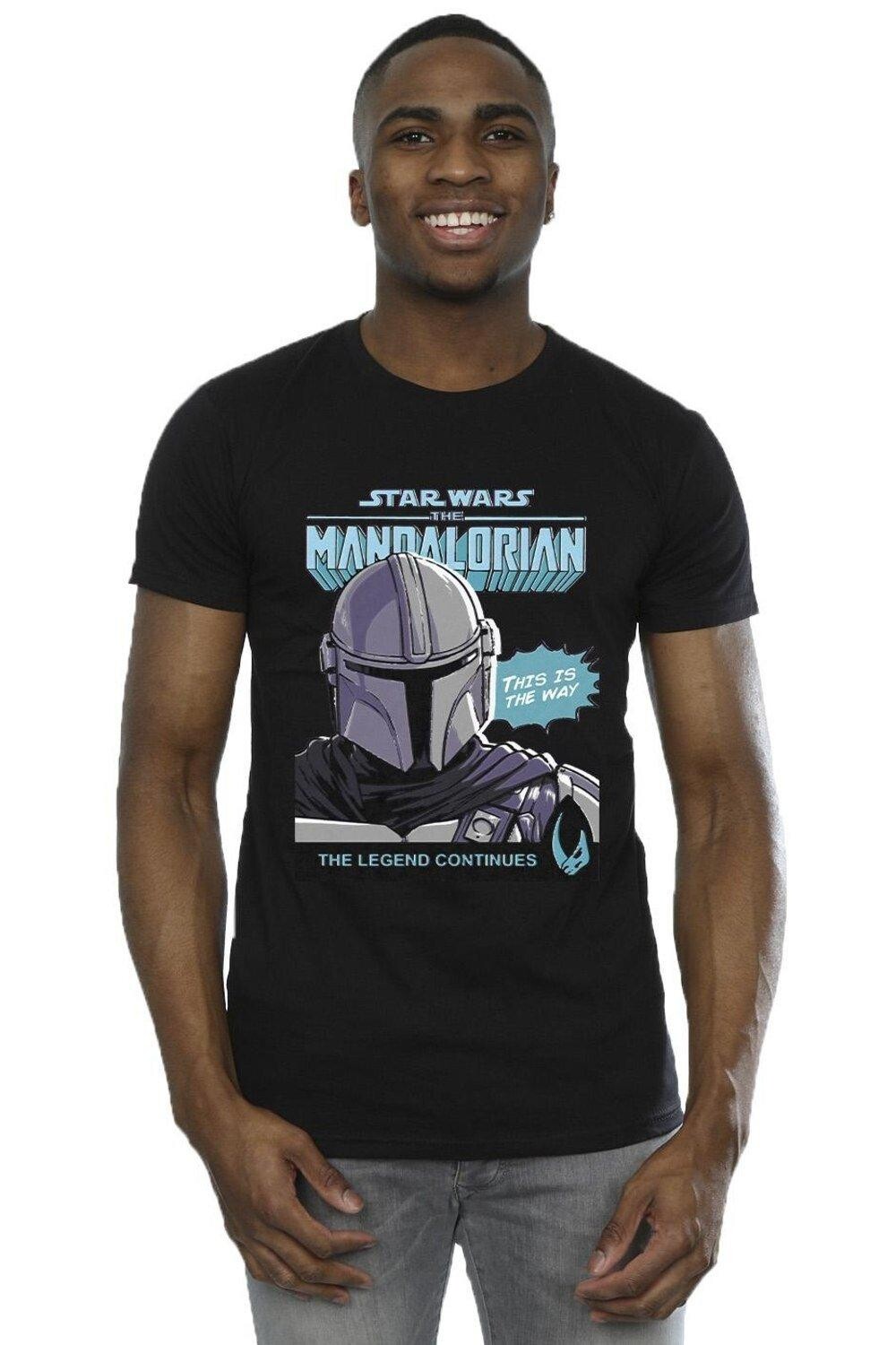 Я отправляю футболку с обложкой комикса Star Wars, черный 
Я отправляю футболку с обложкой комикса Star Wars, черный