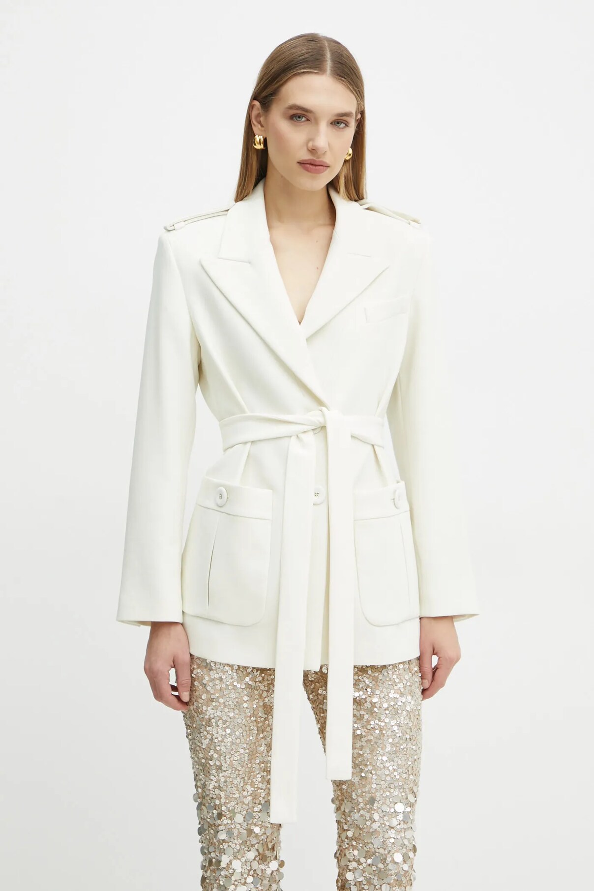 Куртка из смесовой шерсти Luisa Spagnoli, бежевый
Куртка из смесовой шерсти Luisa Spagnoli, бежевый