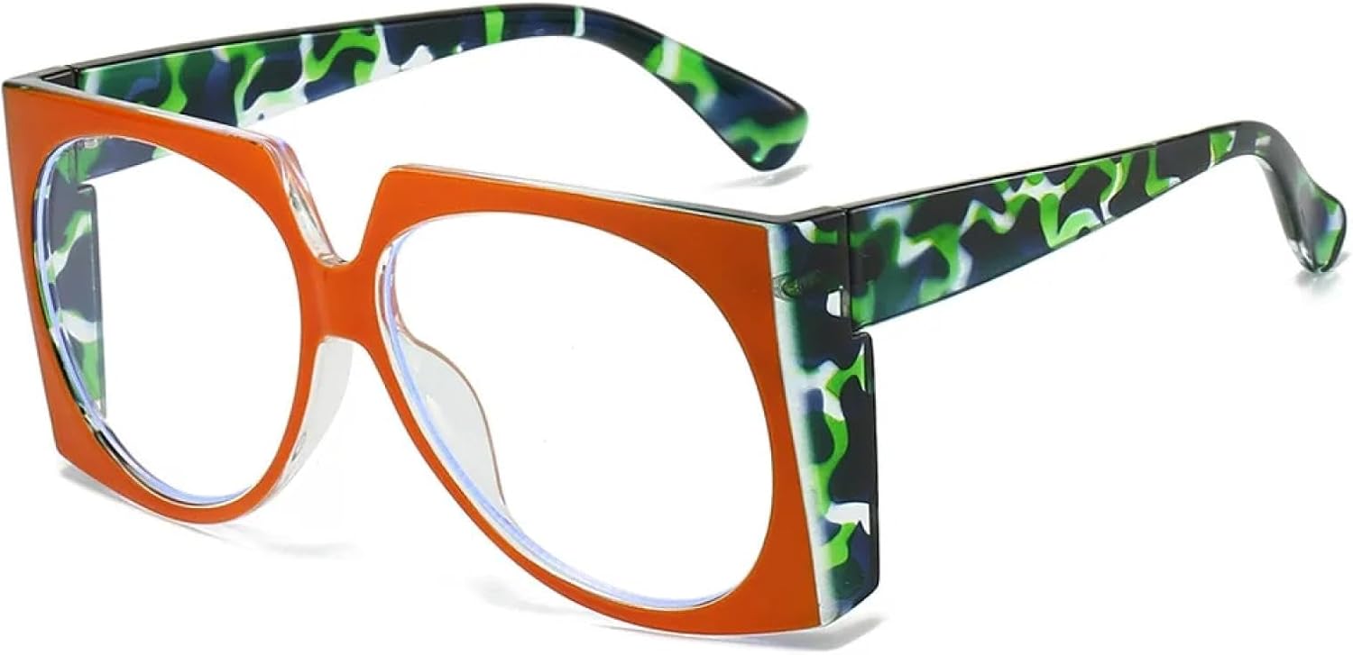 Винтажные большие нестандартные солнцезащитные очки для женщин и мужчин в стиле панк, популярные, в крупной оправе, с защитой от УФ-излучения UV400 TVTBBVV, Orange Clear
Винтажные большие нестандартные солнцезащитные очки для женщин и мужчин в стиле панк, популярные, в крупной оправе, с защитой от УФ-излучения UV400 TVTBBVV, Orange Clear