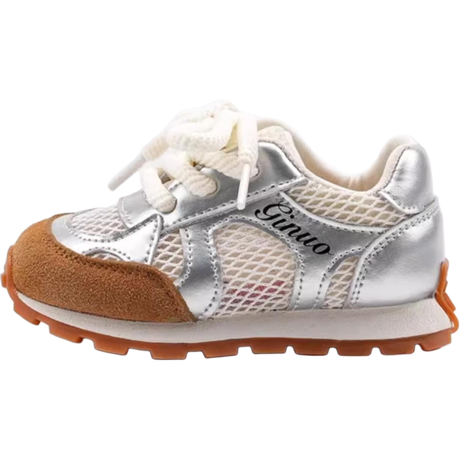 Детская повседневная обувь для дошкольников QINUOSHU, серебряный
Детская повседневная обувь для дошкольников QINUOSHU, серебряный