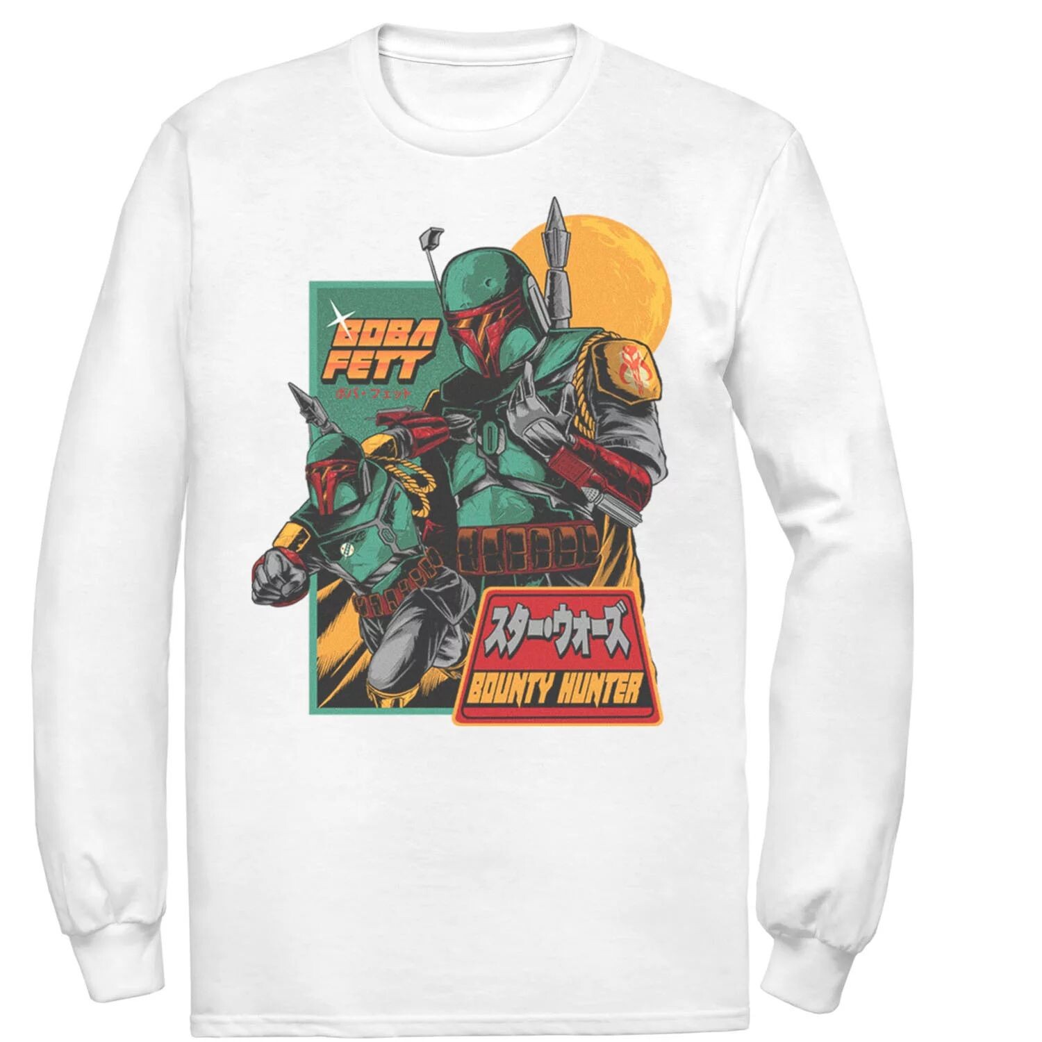 Мужская футболка с кандзи «Мандалорские солдаты Звездных войн» Licensed Character, белый
Мужская футболка с кандзи «Мандалорские солдаты Звездных войн» Licensed Character, белый