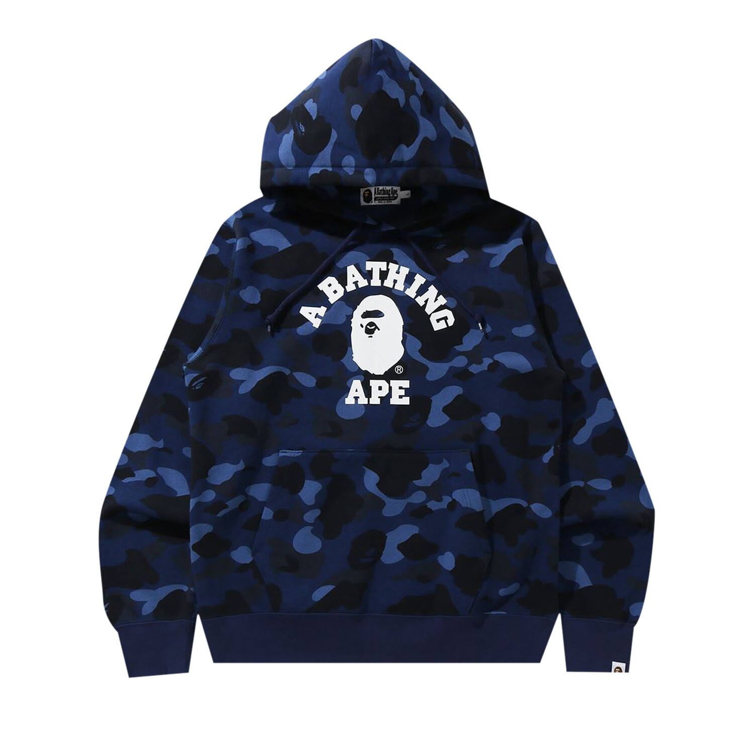 BAPE Online Эксклюзивный камуфляжный пуловер с капюшоном темно-синего цвета
BAPE Online Эксклюзивный камуфляжный пуловер с капюшоном темно-синего цвета