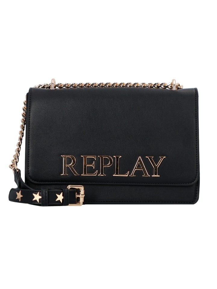 Сумка через плечо 25 см в цвете солнечно-черный Replay
Сумка через плечо 25 см в цвете солнечно-черный Replay