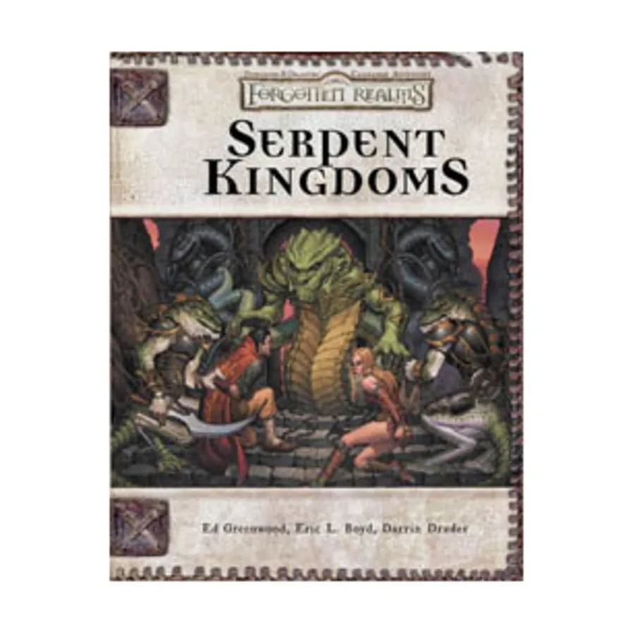 Serpent Kingdoms, Forgotten Realms - Core Rules & Sourcebooks (3rd Edition) (d20), твердый переплет
Serpent Kingdoms, Forgotten Realms - Core Rules & Sourcebooks (3rd Edition) (d20), твердый переплет