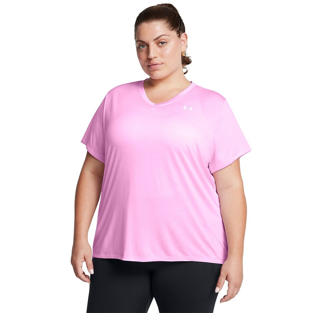 Футболка размера плюс Under Armour Tech с V-образным вырезом и короткими рукавами, цвет Stellar Pink
Футболка размера плюс Under Armour Tech с V-образным вырезом и короткими рукавами, цвет Stellar Pink