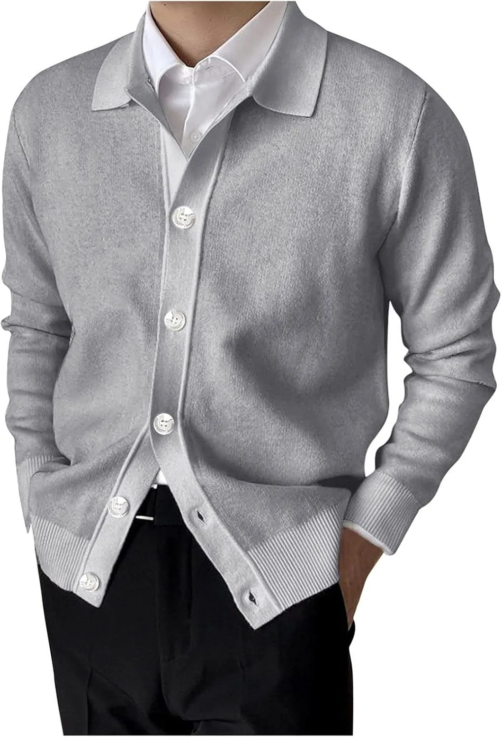 Свитер мужской Business Casual с длинным рукавом и карманами, Loose Fit, Plus Size
Свитер мужской Business Casual с длинным рукавом и карманами, Loose Fit, Plus Size