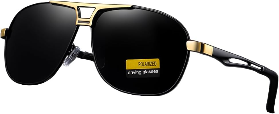 Большие солнцезащитные очки-авиаторы для мужчин, поляризованные, с защитой от УФ-излучения, для вождения и рыбалки, винтажные, в широкой оправе Azoxus, Gold Black Frame/ Black Gray Lens
Большие солнцезащитные очки-авиаторы для мужчин, поляризованные, с защитой от УФ-излучения, для вождения и рыбалки, винтажные, в широкой оправе Azoxus, Gold Black Frame/ Black Gray Lens