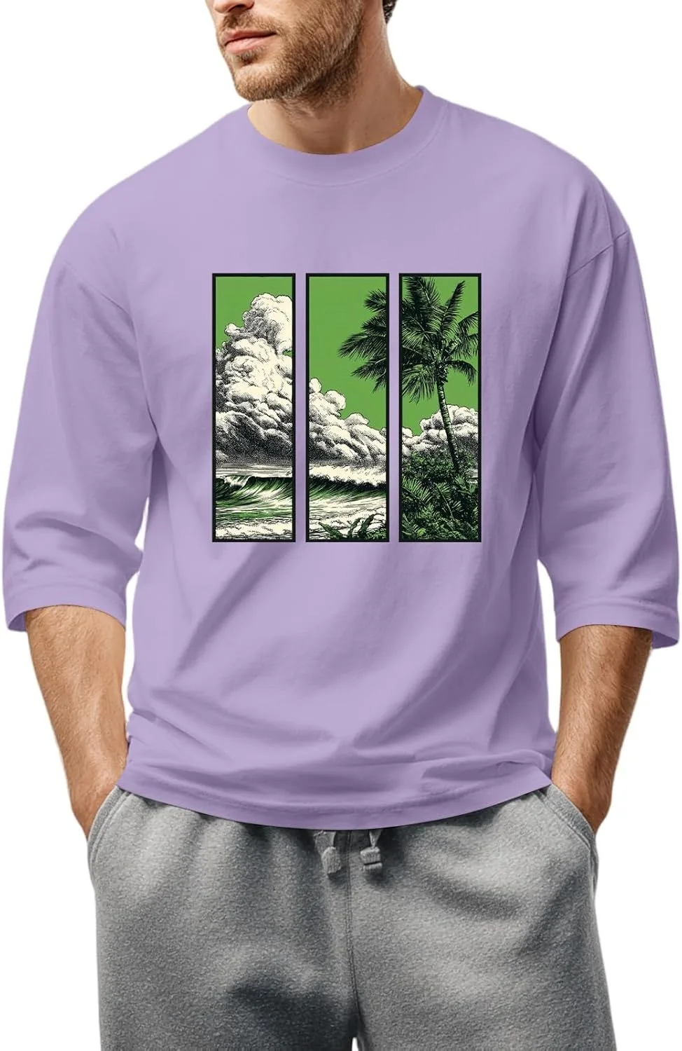 Футболка для мужчин Casual Loose с 2D Print Kvsozwuty
Футболка для мужчин Casual Loose с 2D Print Kvsozwuty