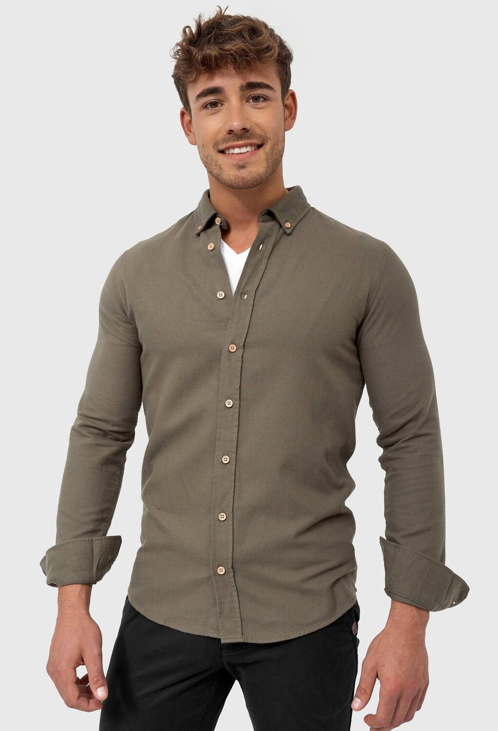 Рубашка LANGARM RIVERSIDE INDICODE JEANS, цвет army
Рубашка LANGARM RIVERSIDE INDICODE JEANS, цвет army