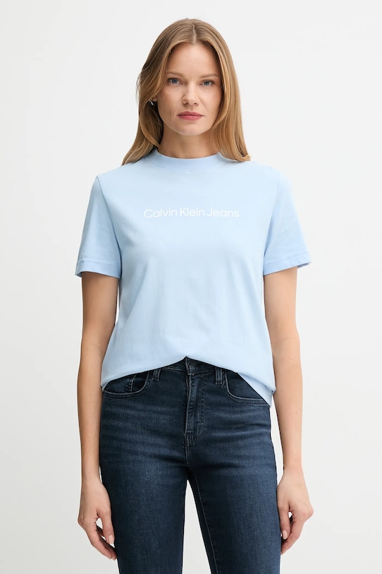 Хлопковая футболка Calvin Klein Jeans, синий
Хлопковая футболка Calvin Klein Jeans, синий
