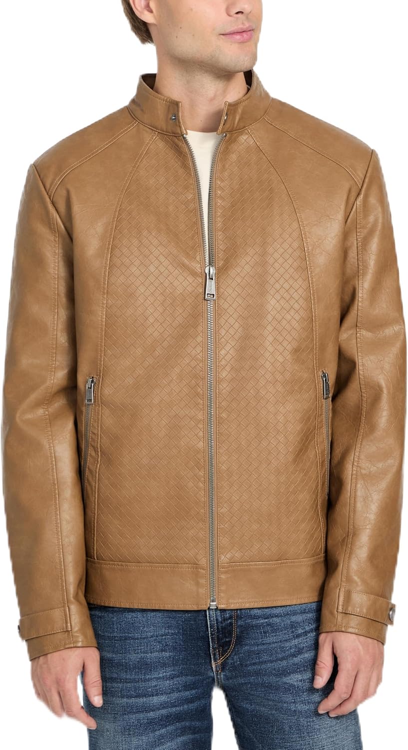 Мужская байкерская куртка Brad Braid GUESS, Milk Chocolate
Мужская байкерская куртка Brad Braid GUESS, Milk Chocolate