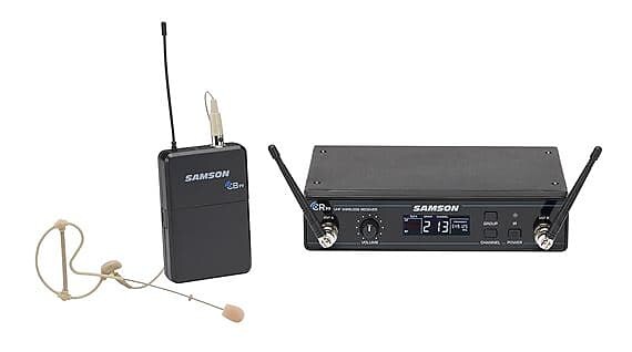 Микрофон Samson Concert 99 Frequency-Agile UHF Wireless Earset Mic System - K Band (470–494 MHz)
Микрофон Samson Concert 99 Frequency-Agile UHF Wireless Earset Mic System - K Band (470–494 MHz)