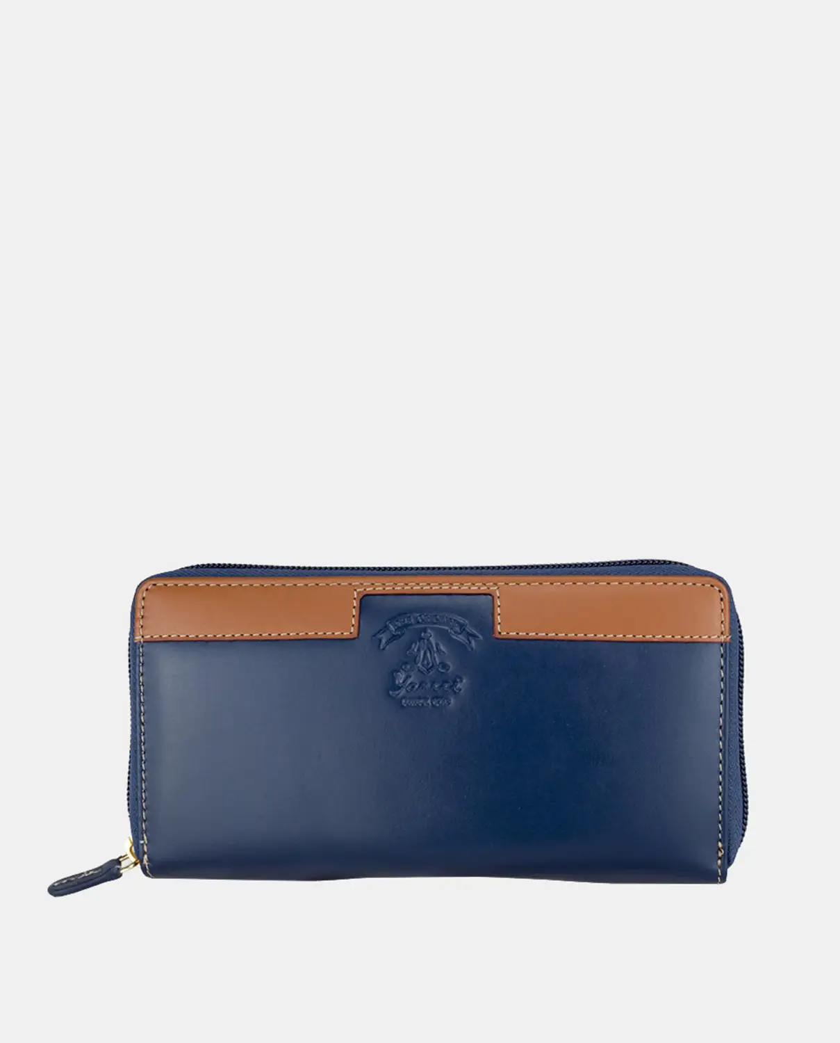 Женский большой кошелек YANCCI из кожи с фиолетовым украшением на ремешке, синий
Женский большой кошелек YANCCI из кожи с фиолетовым украшением на ремешке, синий