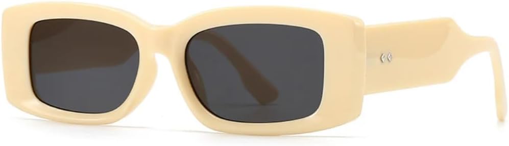 Модные прямоугольные женские солнцезащитные очки класса люкс в стиле ретро, конфетные цвета, прозрачный градиент; мужские очки с широкими дужками и заклепками UATXTAU, Beige Gray
Модные прямоугольные женские солнцезащитные очки класса люкс в стиле ретро, конфетные цвета, прозрачный градиент; мужские очки с широкими дужками и заклепками UATXTAU, Beige Gray