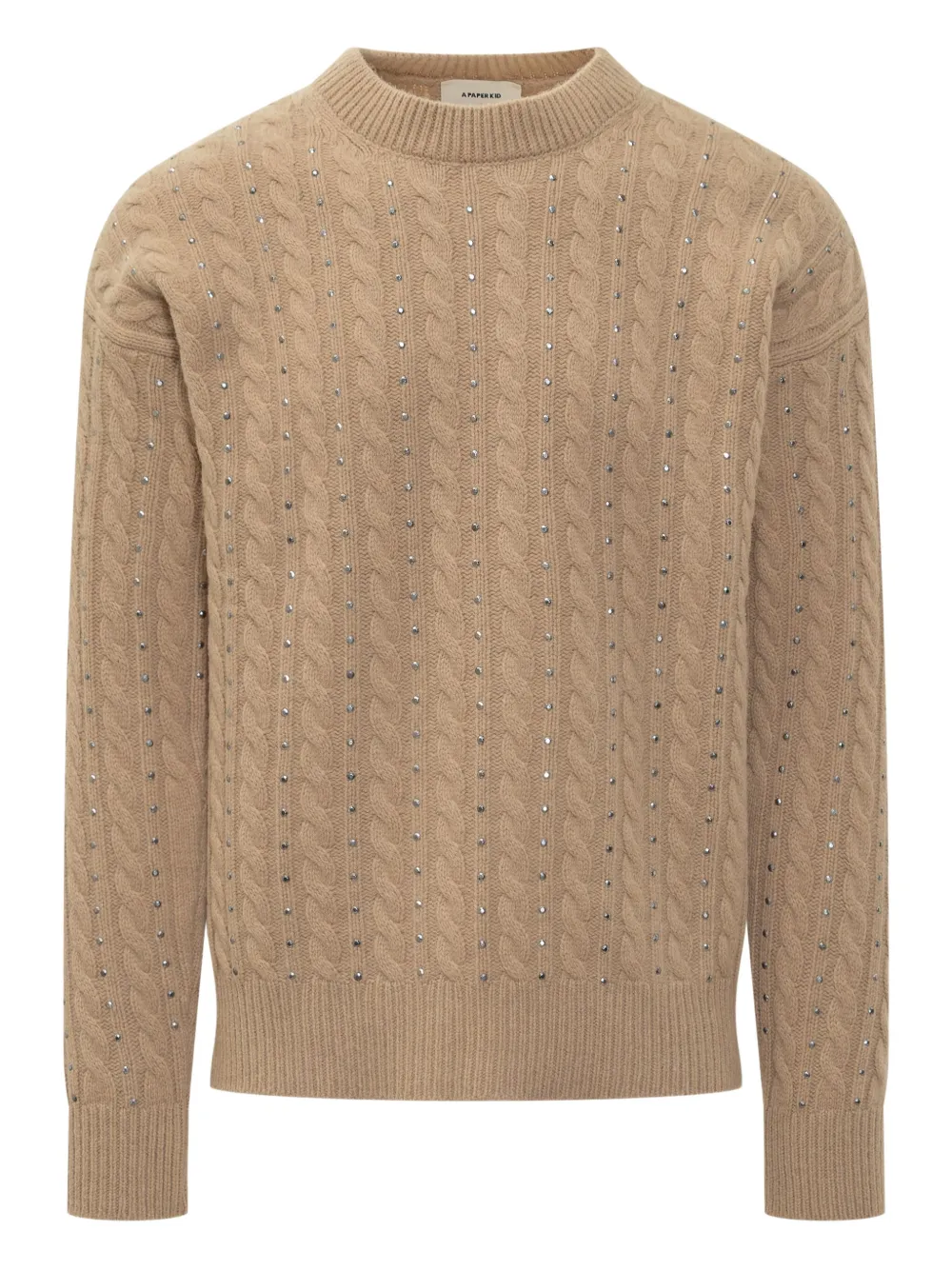 Свитер с косами A Paper Kid, нейтральный
Свитер с косами A Paper Kid, нейтральный