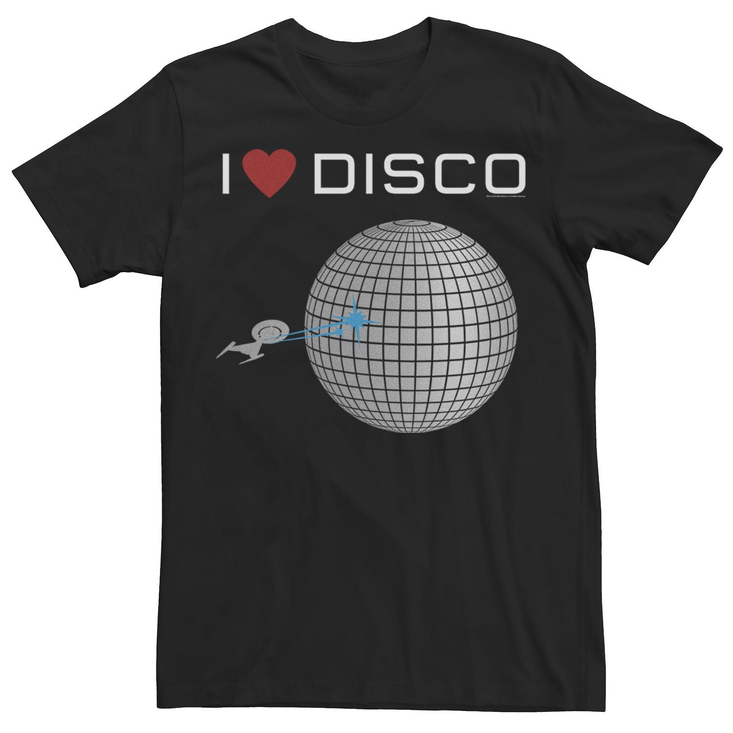 Мужская футболка с рисунком Star Trek Heart Disco Licensed Character
Мужская футболка с рисунком Star Trek Heart Disco Licensed Character
