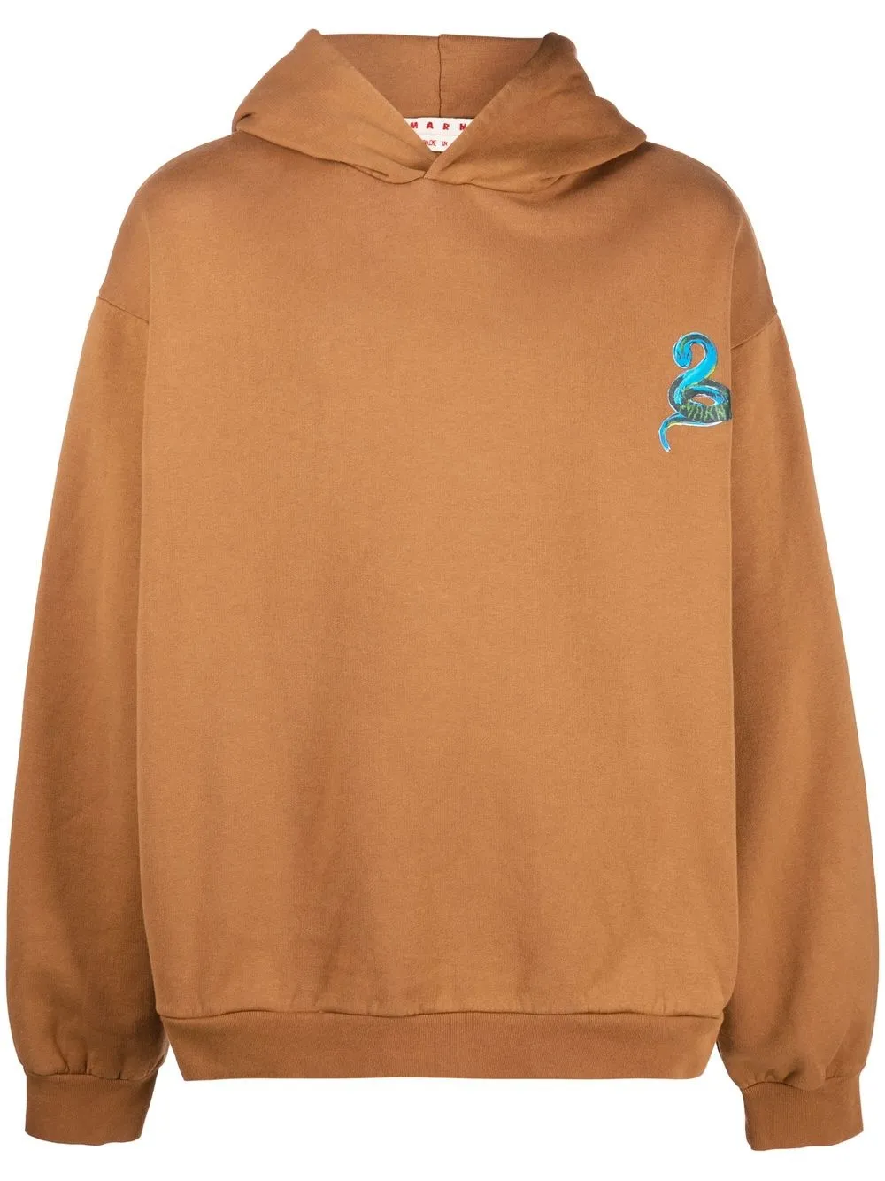 Худи с графичным принтом Marni, коричневый
Худи с графичным принтом Marni, коричневый