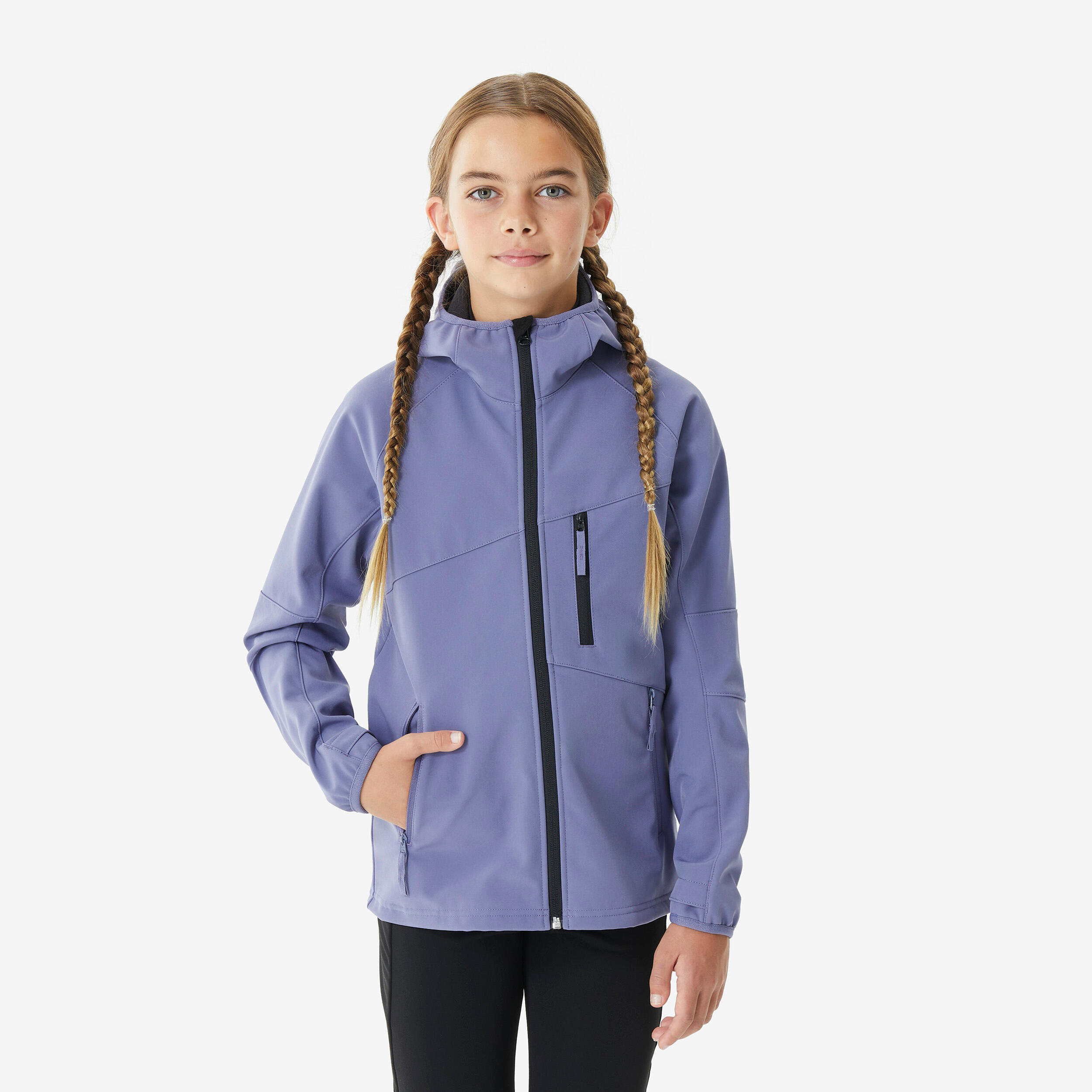 Детская горная флисовая куртка MH900 фиолетовая 
Детская горная флисовая куртка MH900 фиолетовая