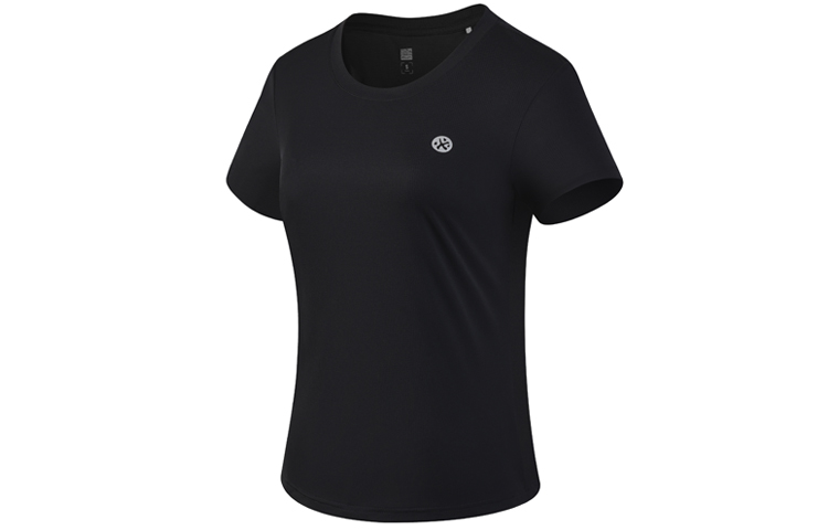 Футболка женская классическая черная BMAI 
Футболка женская классическая черная BMAI