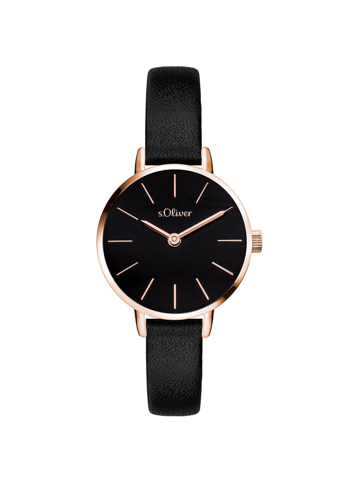 s.Oliver Вневременные и элегантные наручные часы черного цвета
s.Oliver Вневременные и элегантные наручные часы черного цвета