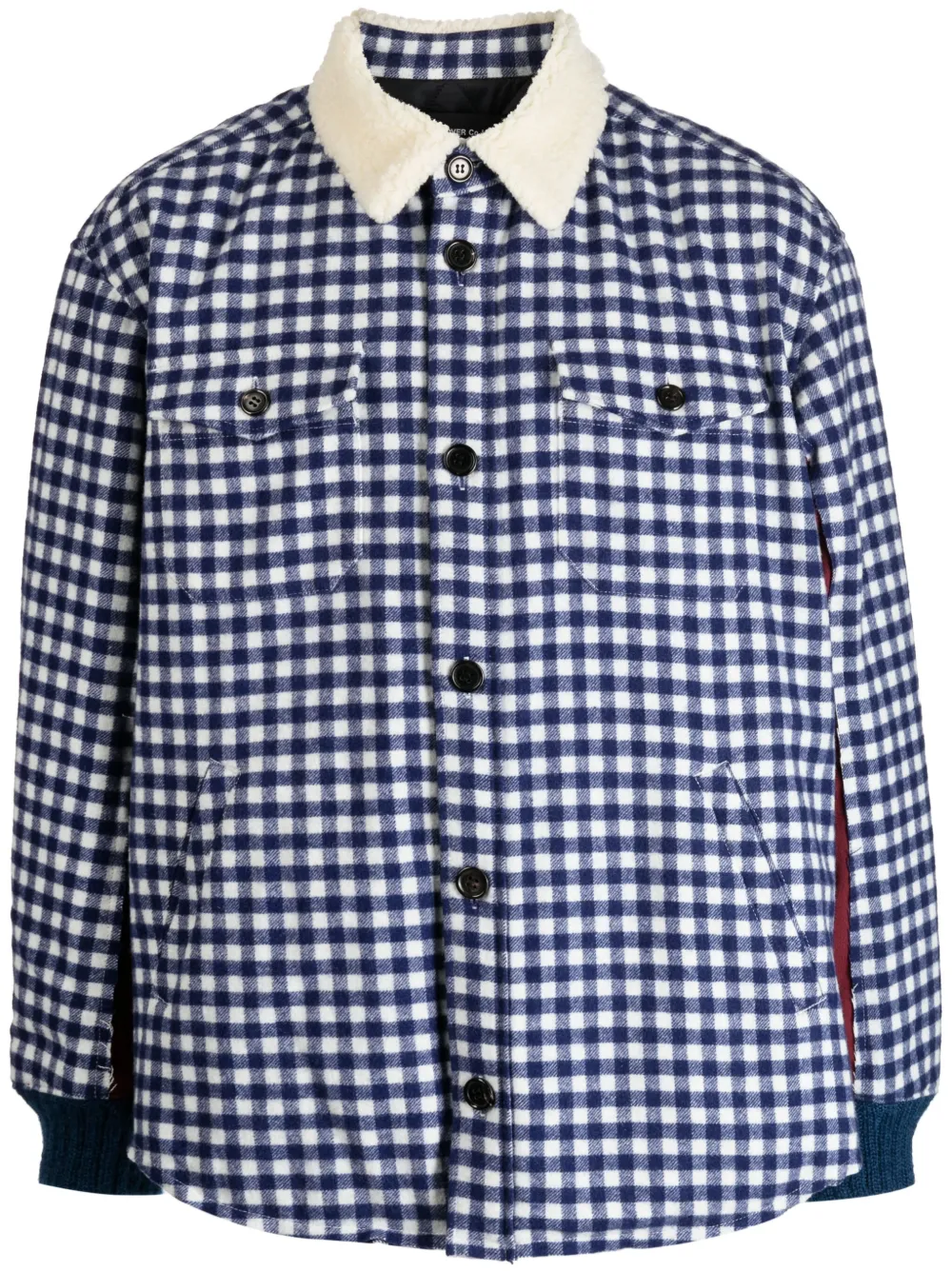 Фланелевая куртка-рубашка в клетку Undercover, синий
Фланелевая куртка-рубашка в клетку Undercover, синий