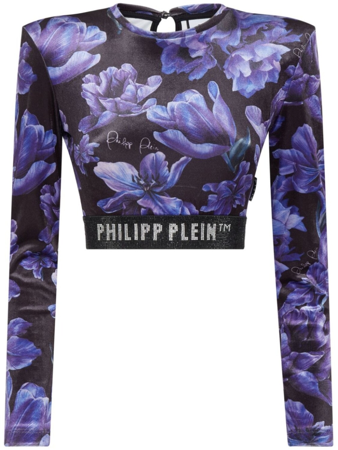 Philipp Plein топ с цветочным принтом и логотипом, черный
Philipp Plein топ с цветочным принтом и логотипом, черный